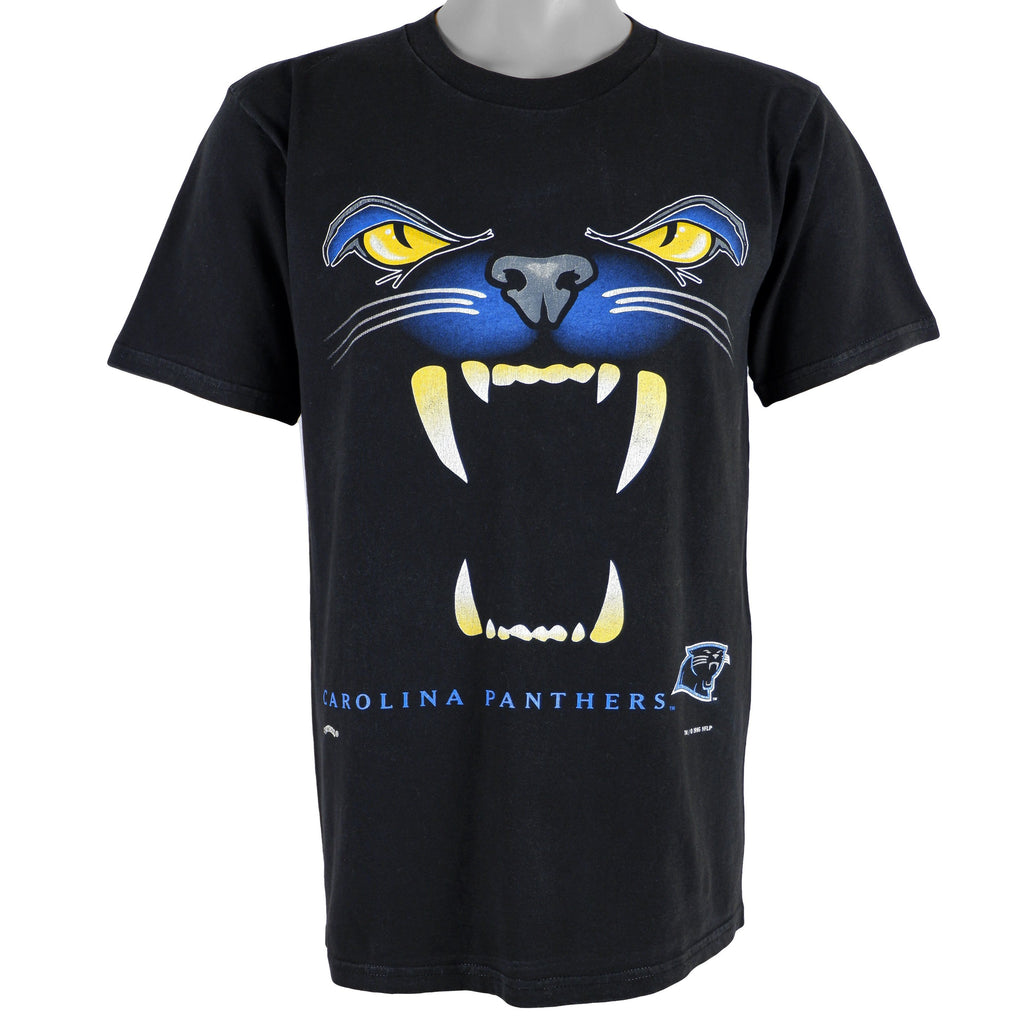 NFL (Nutmeg) - Carolina Panthers T-Shirt 1995 Large Vintage Retro Football