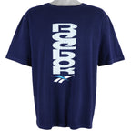 Reebok - Blue Big Spell-Out T-Shirt 1990s X-Large Vintage Retro