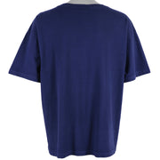 Reebok - Blue Big Spell-Out T-Shirt 1990s X-Large Vintage Retro