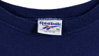 Reebok - Blue Big Spell-Out T-Shirt 1990s X-Large Vintage Retro