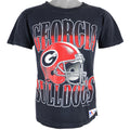 NFL (Universal Athletics) - Georgia Bulldogs Spell-Out T-Shirt 1990s Medium