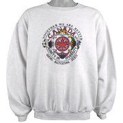 Vintage (Kelly Sport) - Canada Unity in Diversity, Quesnel Multicultural Society Sweatshirt 1993 X-Large Retro