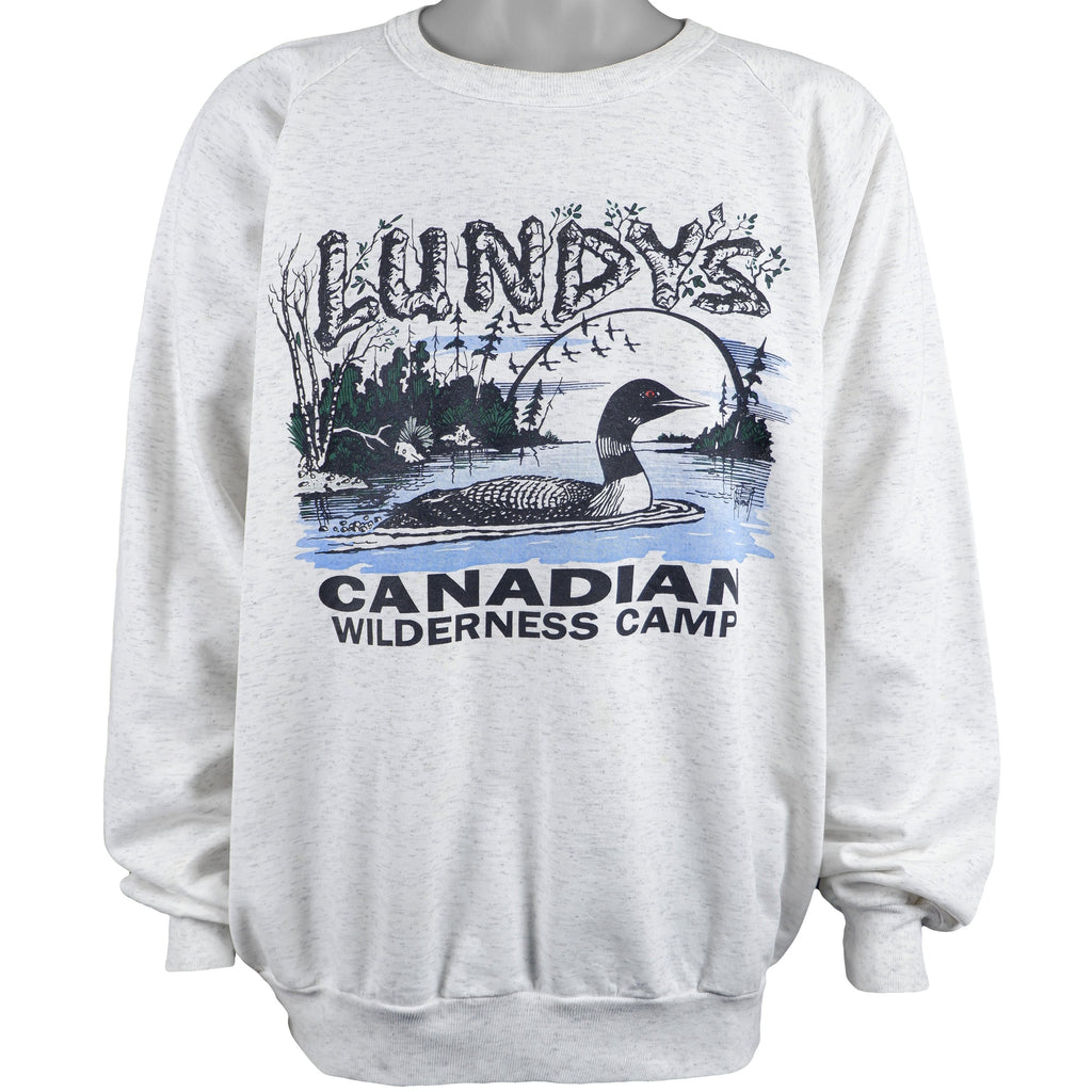 Vintage - Canadian Wilderness Camp Sweatshirt 1990s XX-Large Vintage Retro