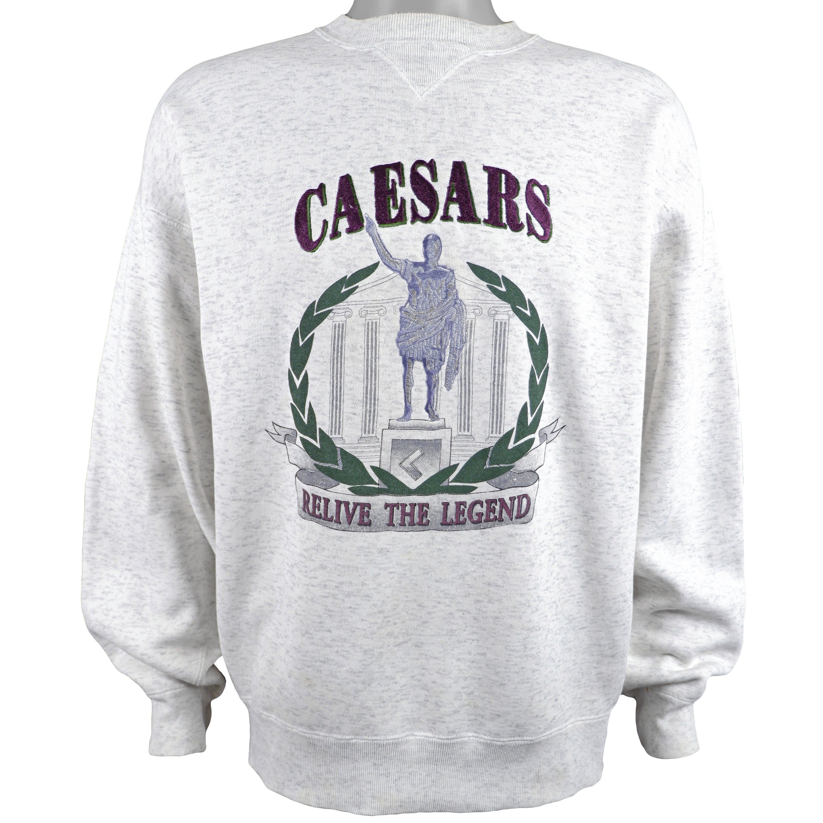 Vintage - Caesars - Relive the Legend Sweatshirt Large Vintage Retro 