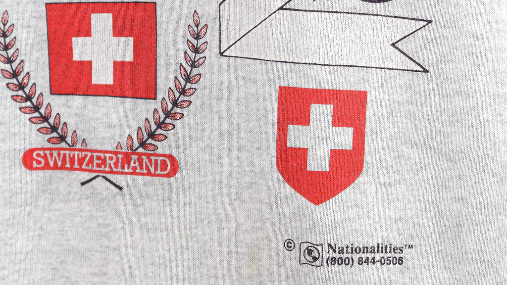 Vintage (Best) - Swiss Pride Crew Neck Sweatshirt 1990s Large Vintage Retro