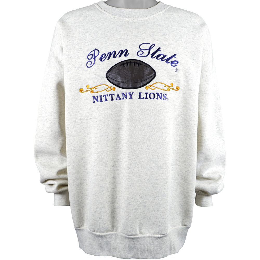 NFL (Benchmark) - Penn State Nittany Lions Crew Neck Sweatshirt 1990s X-Large Vintage Retro Football
