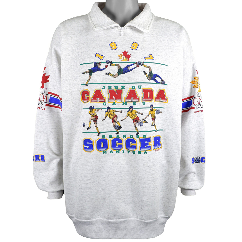 Vintage - Juex Du Canada Games Sweatshirt 1997 X-Large Vintage Retro