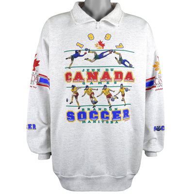Vintage (Rocky Mountain Sportswear) - Juex Du Canada Games, Brandon Manitoba Crew Neck Sweatshirt 1997 X-Large