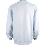 Nike - Blue Big Logo Crew Neck Sweatshirt 1990s Large  Vintage Retro