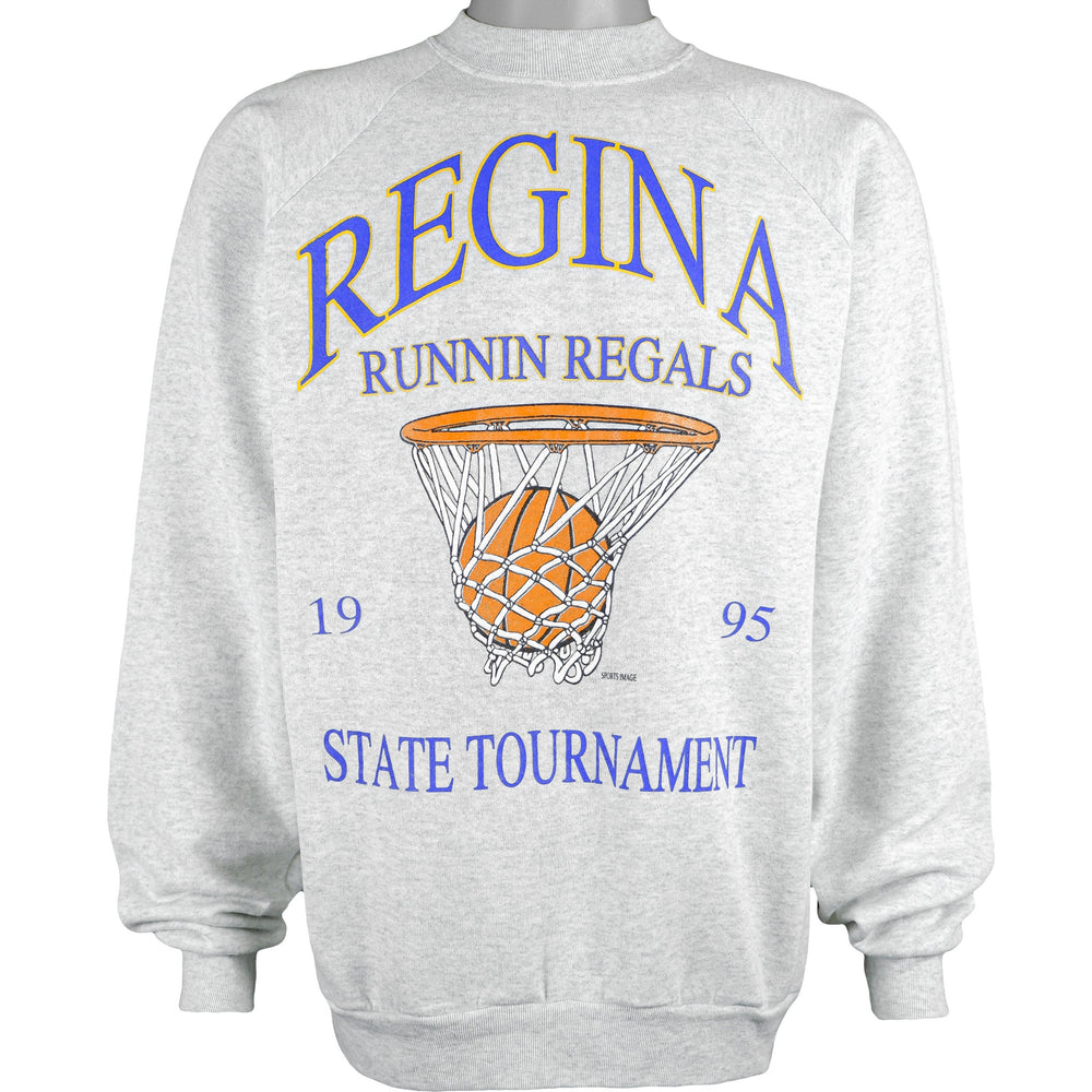 NCAA - Iowa Regina Runnin Regals Sweatshirt 1990s Large Vintage Retro Basketball College