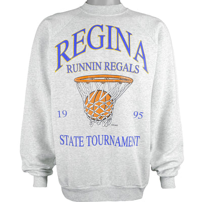 Iowa Regina Runnin Regals High School Crew Neck Sweatshirt 1995 Large