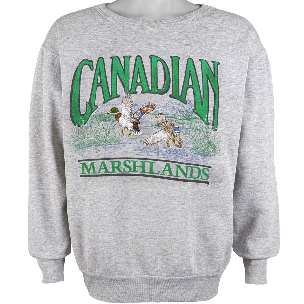 Vintage - Canadian Marshlands Sweatshirt 1990s Large Vintage Retro
