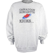 Vintage - Canadian Ringette Kicks... Deadstock Sweatshirt 1990s X-Large Vintage Retro