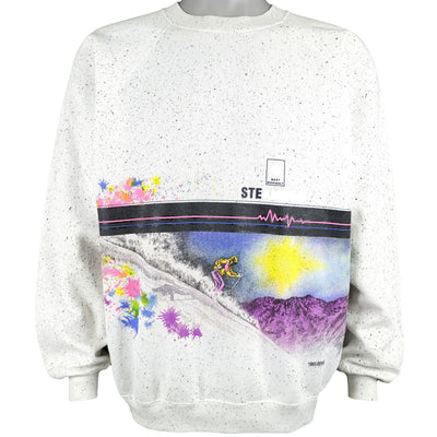 Vintage (Hanes) - Most Difficult, STE, San Segal Sportswear Deadstock Ski Sweatshirt 1990s X-Large