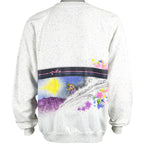Vintage (Hanes) - White Ski Deadstock Sweatshirt 1990s X-Large Vintage Retro