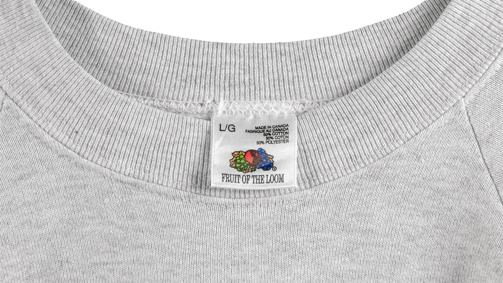 Vintage (Screen Art) - Fire Fighters Never Die, They Just Go to Hell & Regroup Deadstock Crew Neck Sweatshirt 1990s Large Vintage Retro