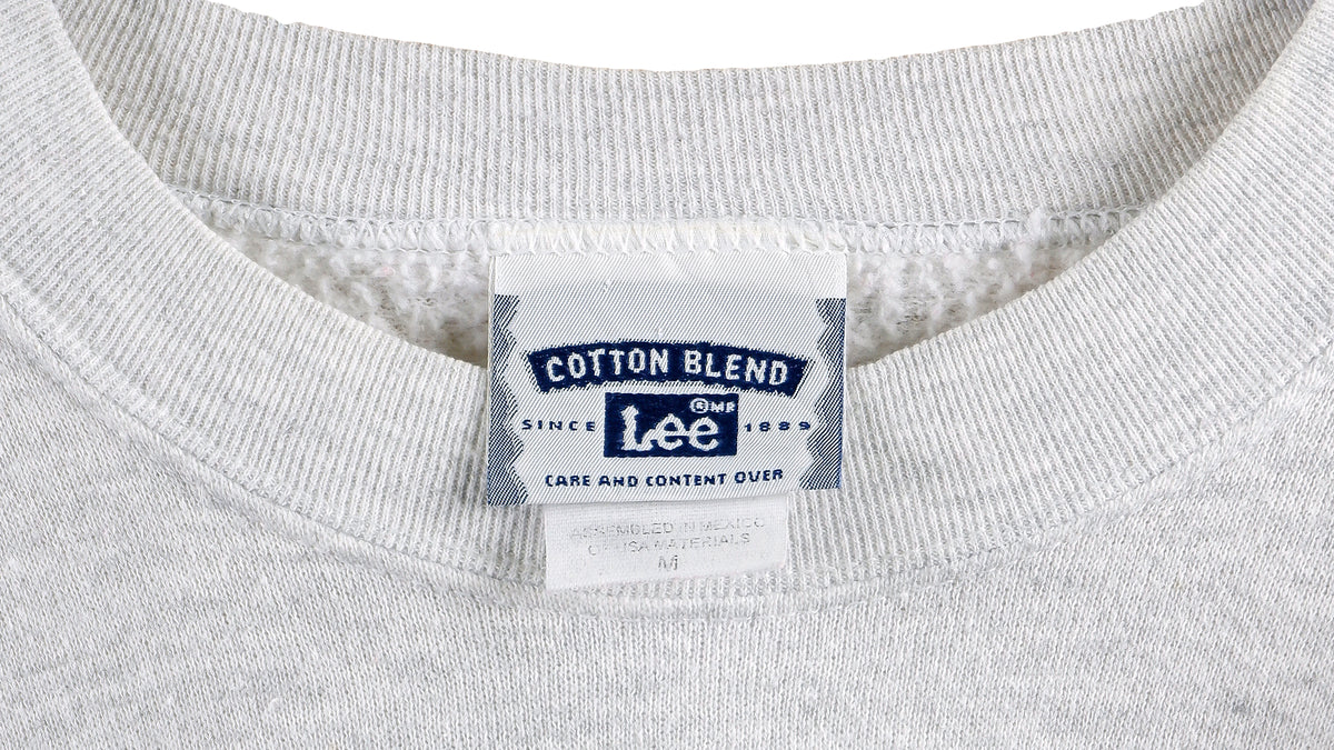 Lee - USA Land of Free Crew Neck Sweatshirt 1990s Medium Vintage Retro