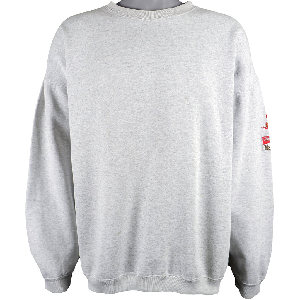 Marlboro - Grey Crew Neck Deadstock Sweatshirt 1990s X-Large Vintage Retro