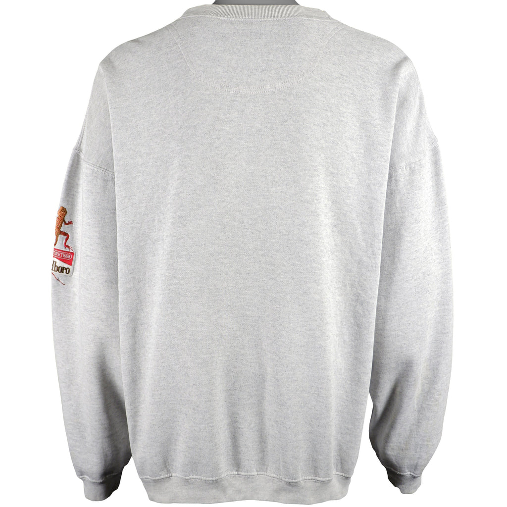 Marlboro - Grey Crew Neck Deadstock Sweatshirt 1990s X-Large Vintage Retro