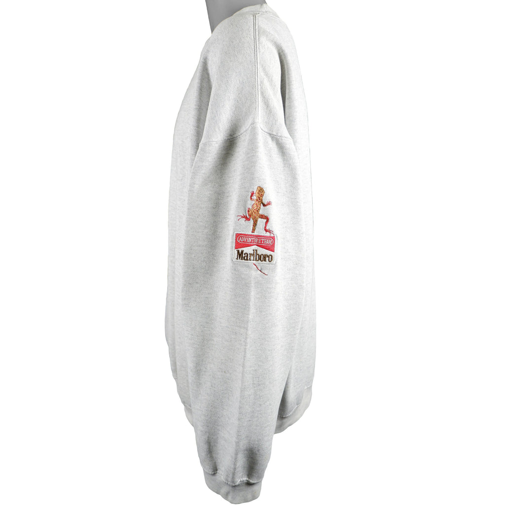 Marlboro - Grey Crew Neck Deadstock Sweatshirt 1990s X-Large Vintage Retro