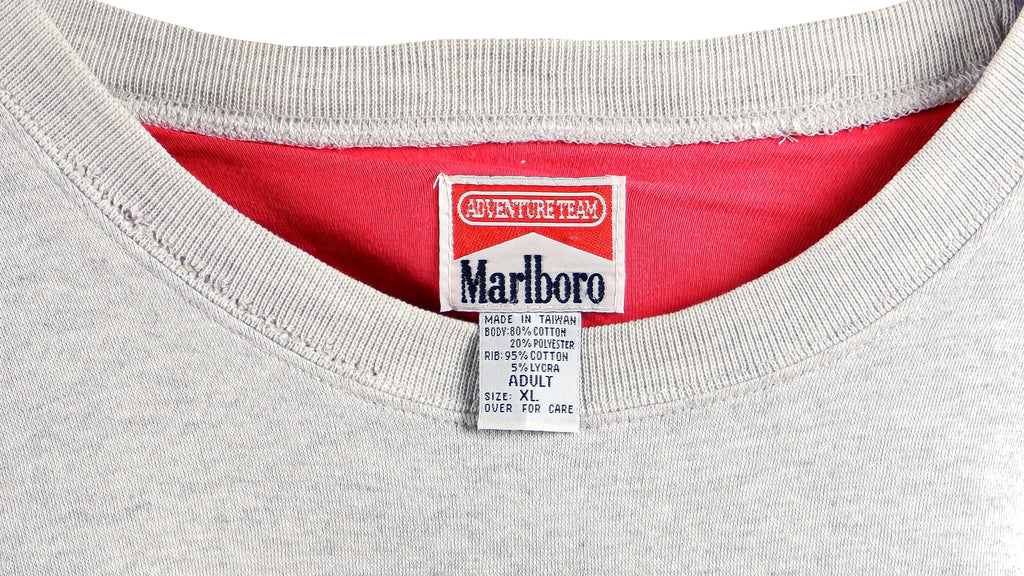 Marlboro - Grey Crew Neck Deadstock Sweatshirt 1990s X-Large Vintage Retro