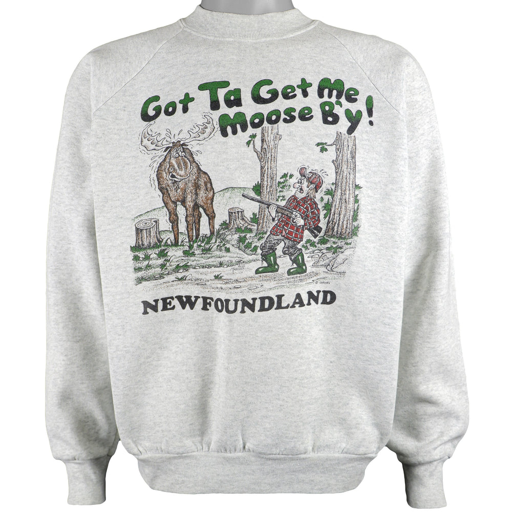 Vintage (Best) - Newfoundland Crew Neck Sweatshirt 1990s Large Vintage Retro