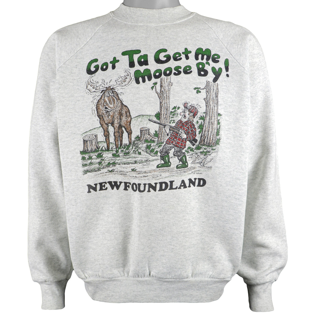 Vintage (Best) - Newfoundland Crew Neck Sweatshirt 1990s Large Vintage Retro