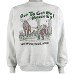 Vintage - Newfoundland Crew Neck Sweatshirt 1990s Large
