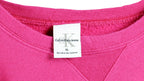 Calvin Klein - Pink Spell-Out Crew Neck Deadstock Sweatshirt 1990s Large Vintage Retro