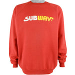 Vintage - Subway Spell-Out Crew Neck Sweatshirt 1980s Large