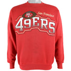 NFL (Signal) - San Francisco 49ers Big Spell-Out Sweatshirt 1993 Medium Vintage Retro Football