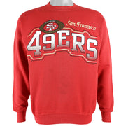 NFL (Signal) - San Francisco 49ers Big Spell-Out Sweatshirt 1993 Medium Vintage Retro Football