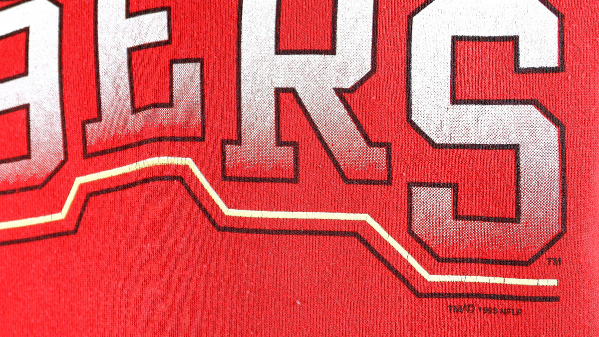 NFL (Signal) - San Francisco 49ers Big Spell-Out Sweatshirt 1993 Medium Vintage Retro Football