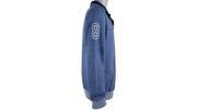 Tommy Hilfiger - Blue Spell-Out 1/4 Zip Sweatshirt Medium Vintage Retro