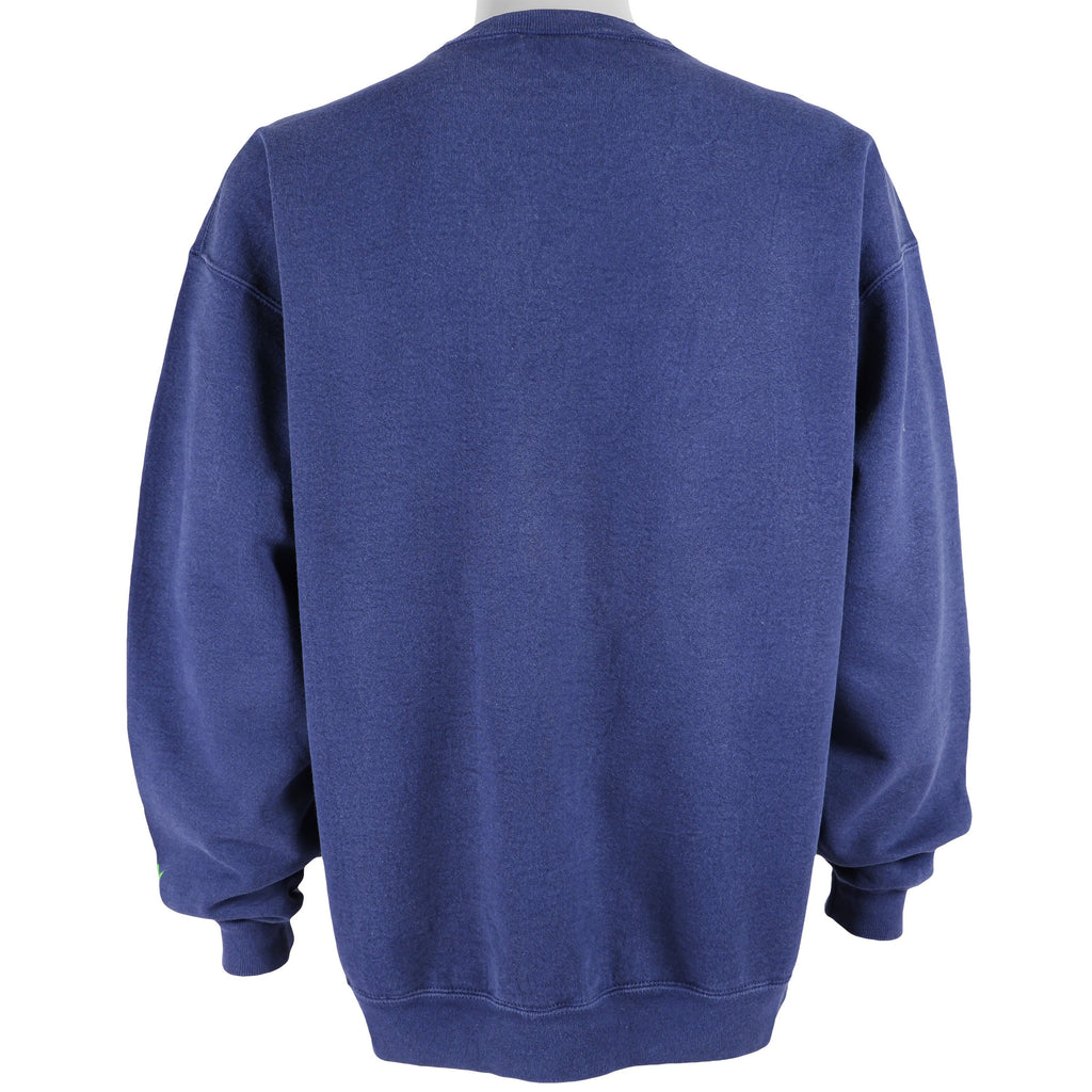 Vintage (Team Edition) - Elephants Printed Crew Neck Sweatshirt 1990s X-Large Vintage Retro