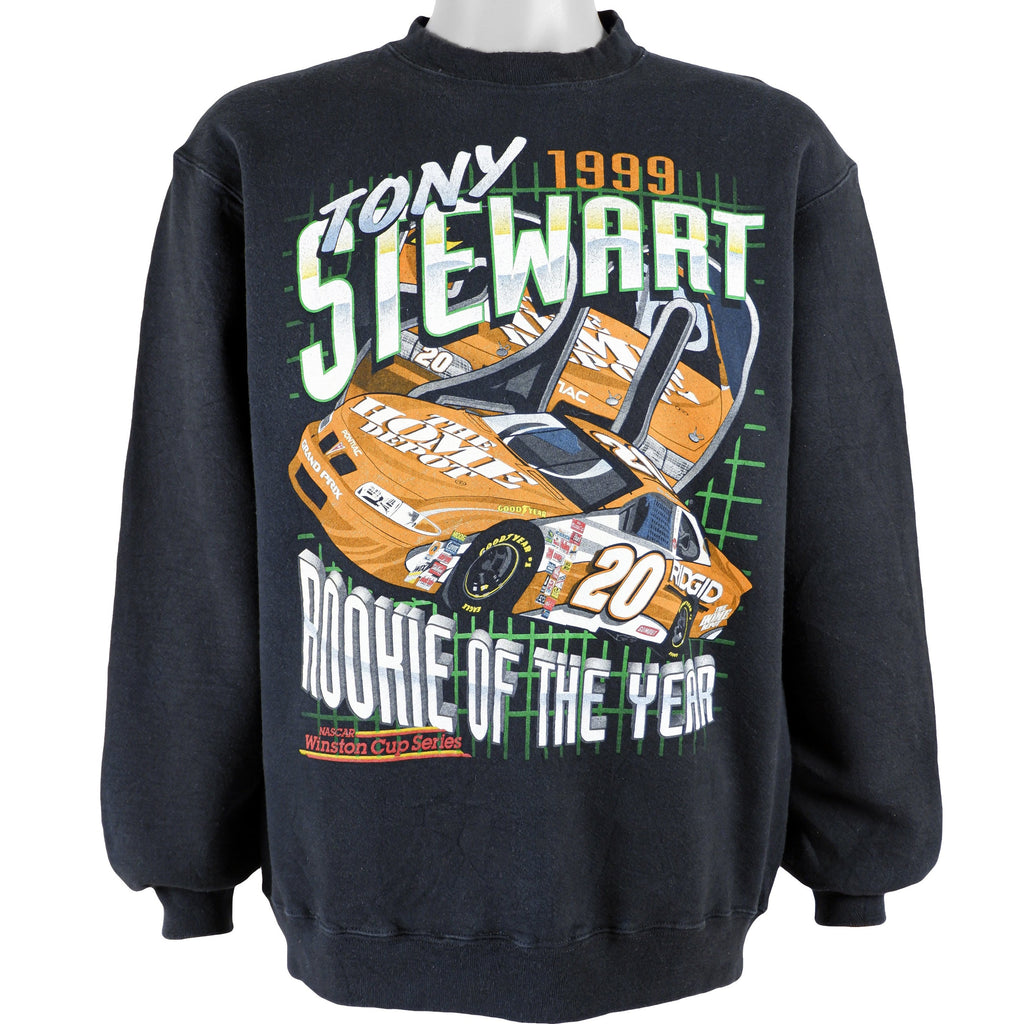 NASCAR (Competitors View) - Tony Stewart #20 Sweatshirt 1999 Large Vintage Retro