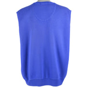 Ralph Lauren (Polo) - Blue V-Neck Vest 1990s Large Vintage Retro