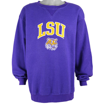 NCAA (Genuine Stuff) - LSU Tigers Deadstock Crew Neck Sweatshirt 1990s Large