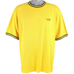 Tommy Hilfiger - Tommy Jeans Spell-Out Yellow T-Shirt 1990s X-Large