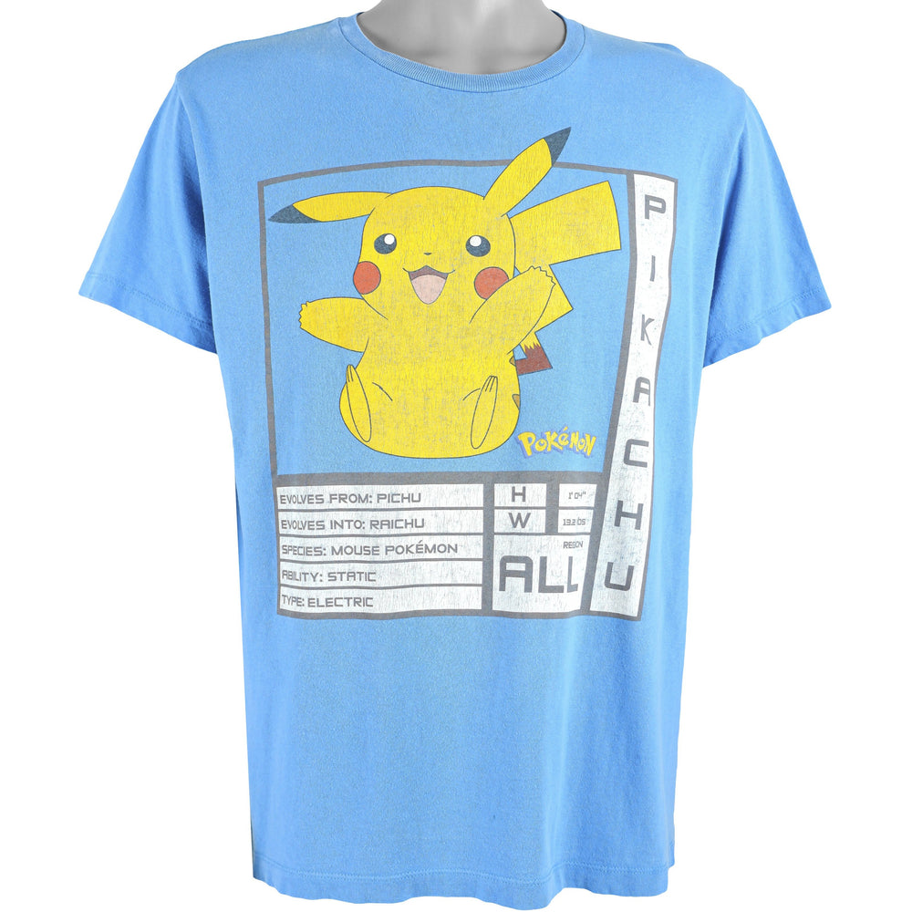 Vintage (Hanes) - Pikachu, Pokemon T-Shirt 1990s Large