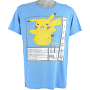 Vintage (Hanes) - Pikachu, Pokemon T-Shirt 1990s Large