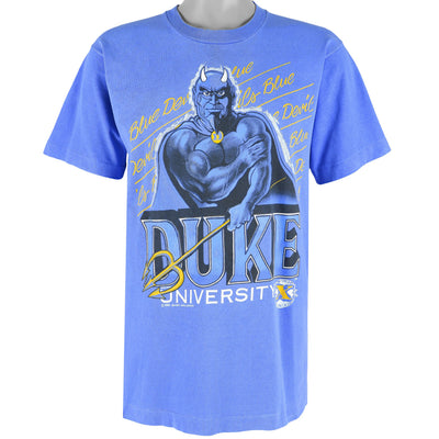 NCAA (Shirt Xplosion) - Duke University Blue Devils Big Logo T-Shirt 1991 Large