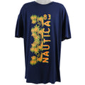 Nautica - Blue Spell-Out Deadstock T-Shirt 1990s XXX-Large Vintage Retro