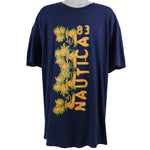 Nautica - Blue Spell-Out Deadstock T-Shirt 1990s 3X-Large