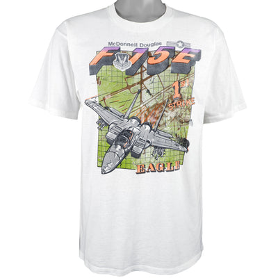 Vintage (Cal Cru) - McDonnell Douglas F-15E Strike Eagle Deadstock T-Shirt 1990s Large