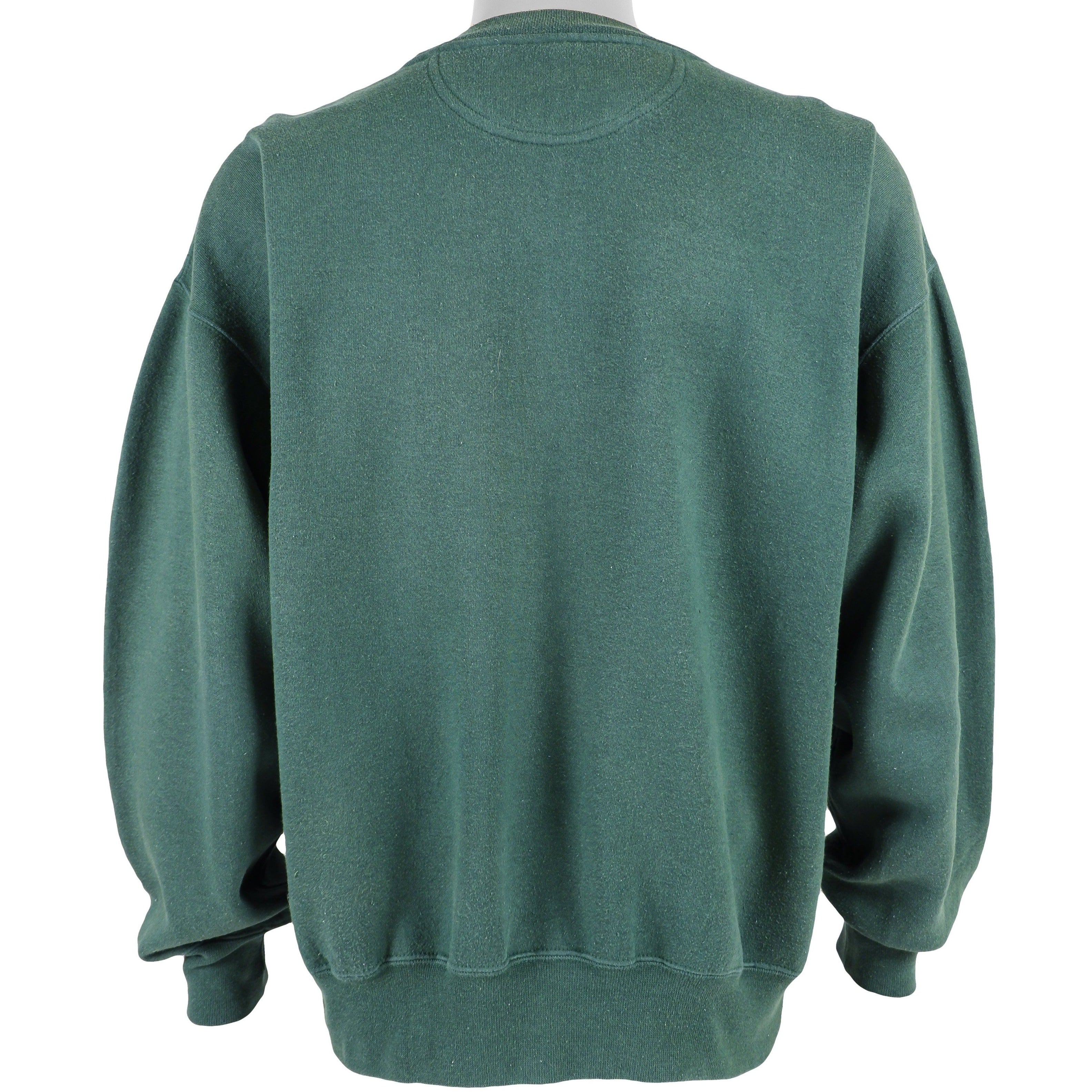 NCAA (Midwest) - Miami Hurricane Spell-Out Sweatshirt 1990s Large Vintage Retro Football College