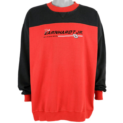 NASCAR (Chase) - Dale Earnhardt Jr. Budweiser Crew Neck Sweatshirt 1990s X-Large
