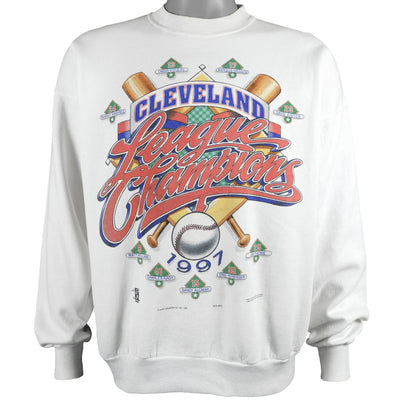 MLB (Hanes) - Cleveland Indians League Champions Sweatshirt 1997 X-Large
