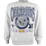 NFL (Jerzees) - Dallas Cowboys Deadstock Sweatshirt 1996 Medium Vintage Retro Football