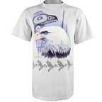 Vintage (Tultex) - Eagle by Sue Coleman, Chemainus, B.C. Deadstock T-Shirt 1990s Medium Retro